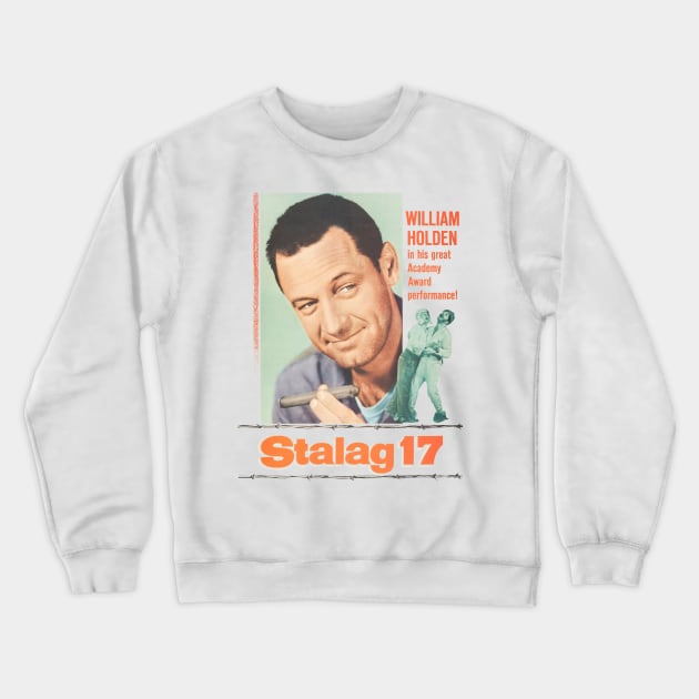 Stalag 17 Movie Poster Crewneck Sweatshirt by MovieFunTime